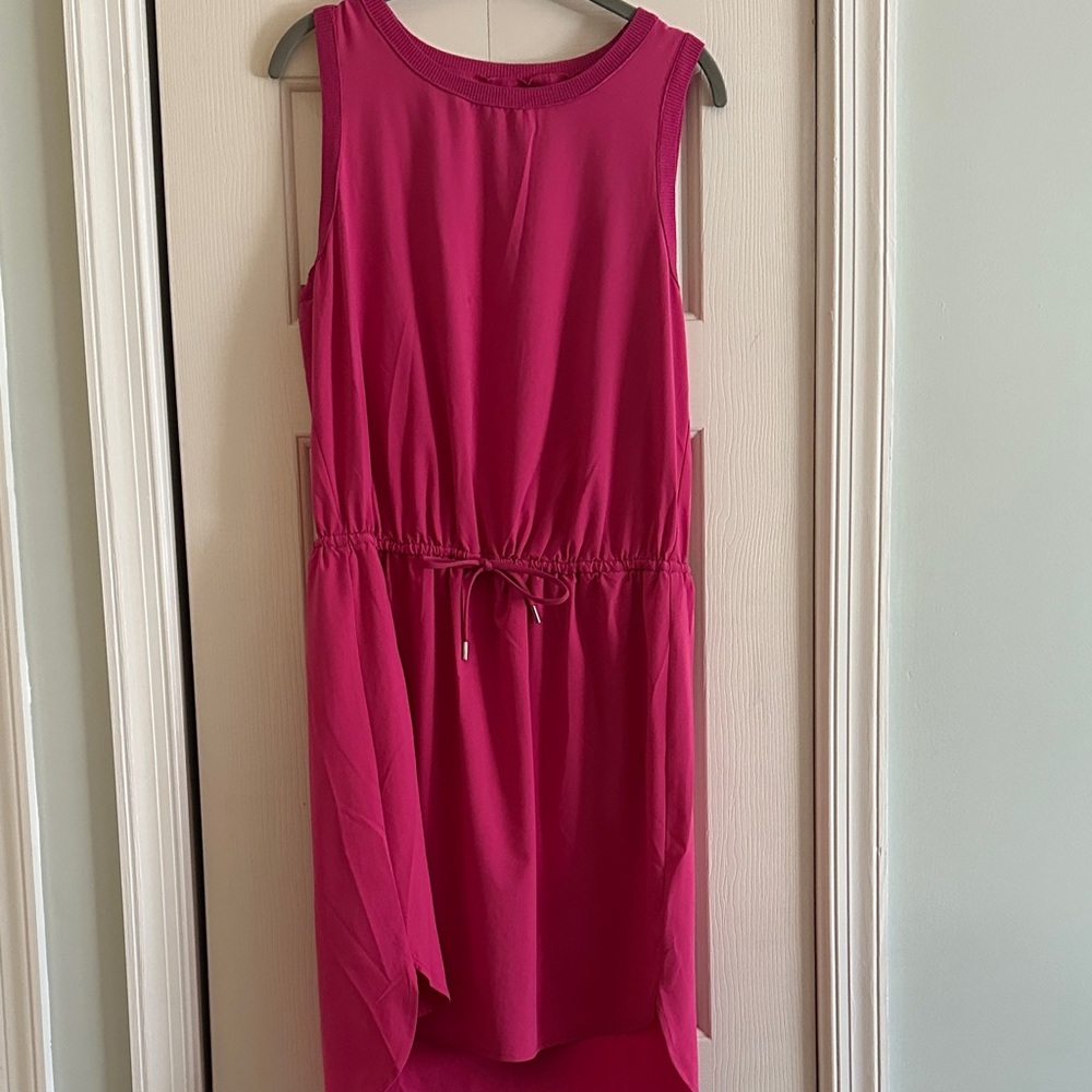 Athleta Fuchsia High Low Dress